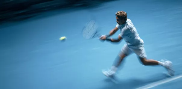 Tennisçi zərbə anında 1xbet